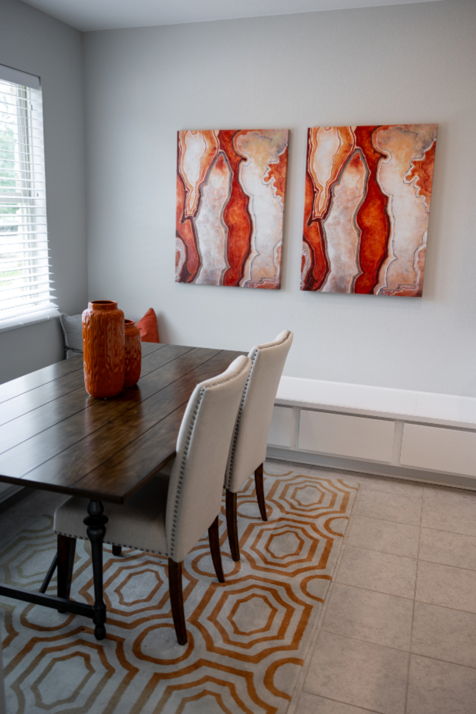 An everyday dining table
